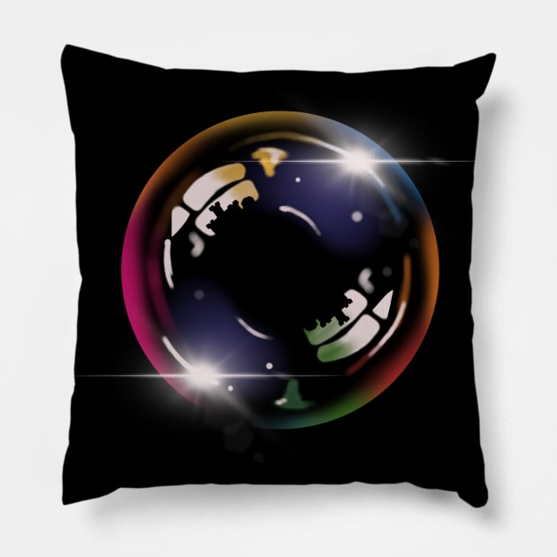 Globe Pillow by Blaze Designs