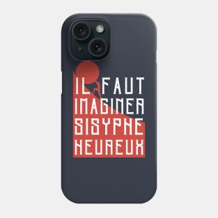 Albert Camus: il faut imaginer sisyphe heureux ( le mythe de sisyphe ) Phone Case