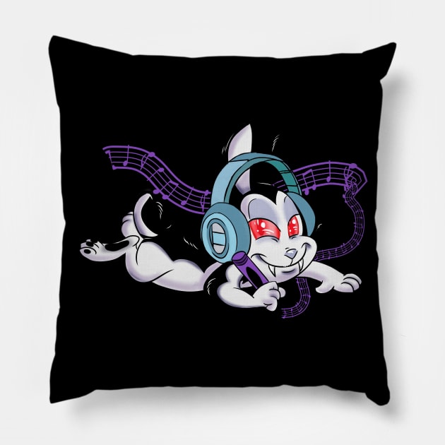 Bunnicula Pillow by OCDVampire