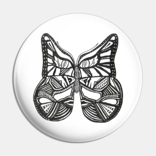 Abstract Butterfly Pin