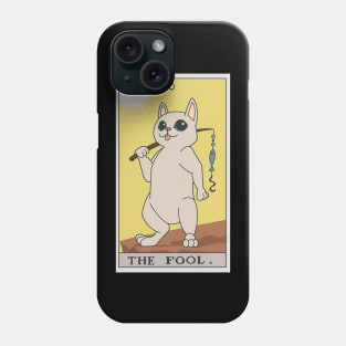 Cat Tarot Card - The Fool Phone Case