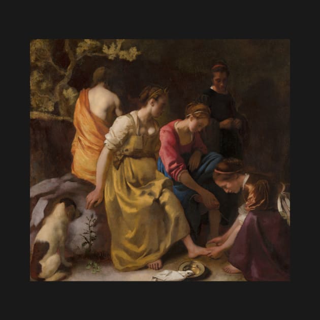 Diana and her Companions by Jan Vermeer by Classic Art Stall