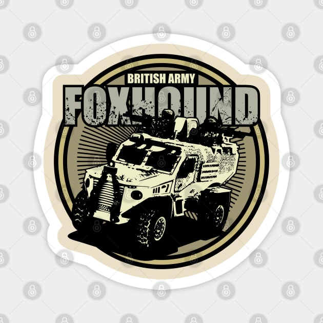 British Army Foxhound Patch Magnet by TCP