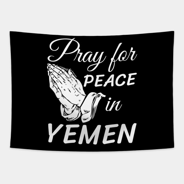 Pray for peace in Yemen #SaveYemen Tapestry by Try It