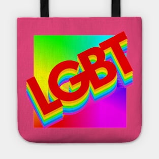 LGBT Rainbow Logo Tote