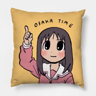 osaka pointing up osaka time / azumanga daioh Pillow