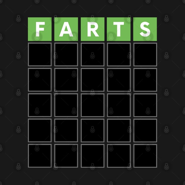 FUNNY WORD GAME FARTS WORD by apparel.tolove@gmail.com