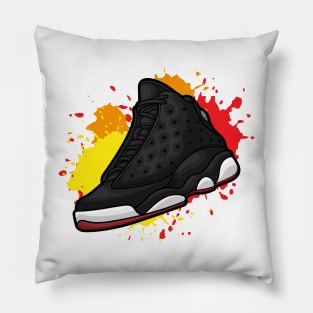 Retro Playoffs Basketball Sneaker Pillow