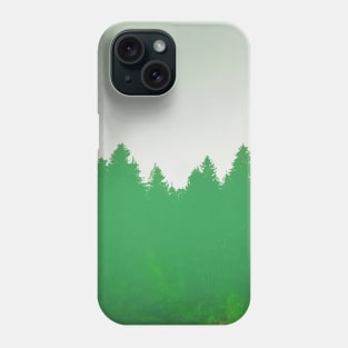 Forest Reflecting In The Calm Water Phone Case