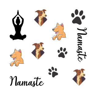 Namaste At Home With My Dog T-Shirt