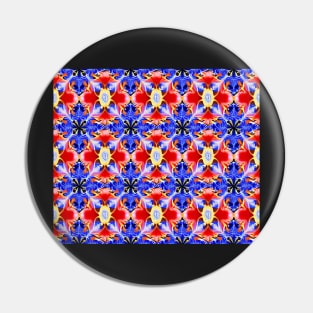 Red White and Blue Aesthetic Pattern 5 Pin