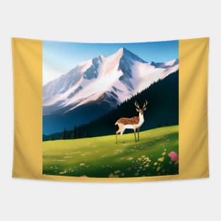 Deer in a Prairie Tapestry