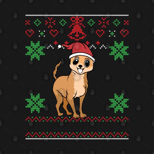 Chihuahua ugly sweater - Funny Christmas gift idea by Backpack-Hiker