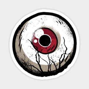 Evil Red Eye Illustration Magnet