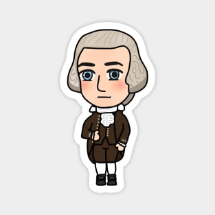 Chibi George Washington (Small Design) Magnet