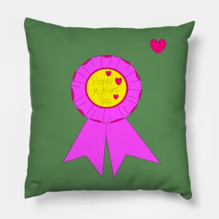 Happy Mother's Day with a Heart Pillow