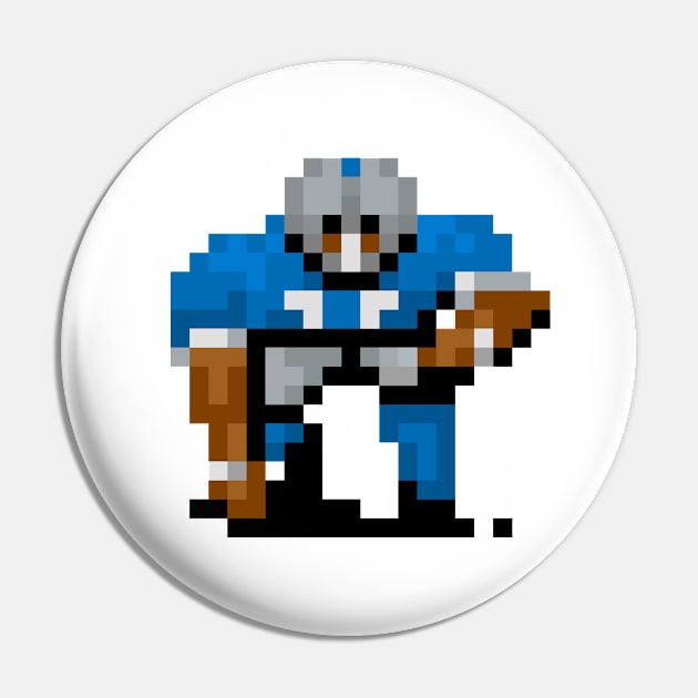 16-Bit Lineman - Detroit Pin by The Pixel League