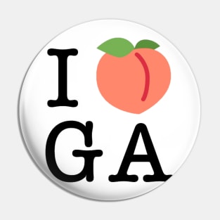 I Peach Georgia Pin