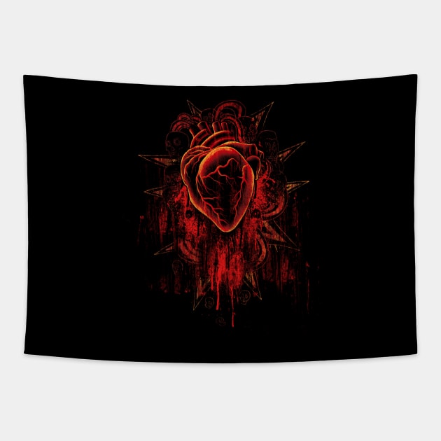 Corazon V2 Tapestry by qetza