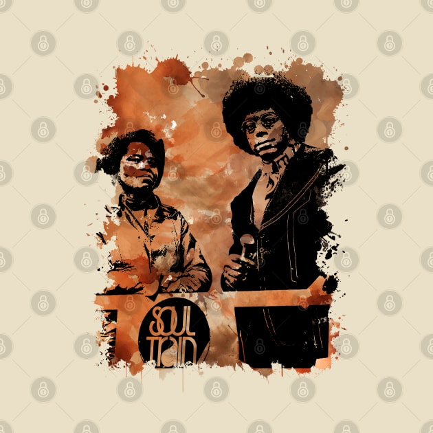 SOUL TRAIN James Brown and Don Cornelius by sgregory project