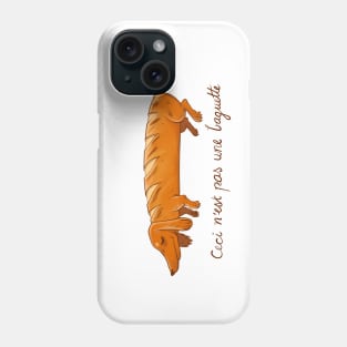 This is Not a Baguette Phone Case