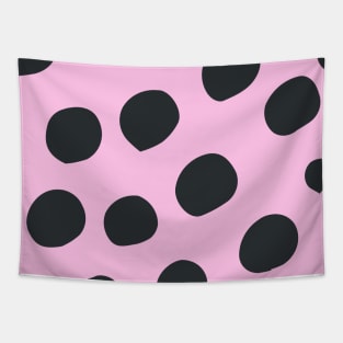 Fancy dot pink pastel pattern Tapestry