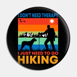 Hiking T - Shirt Design Pin