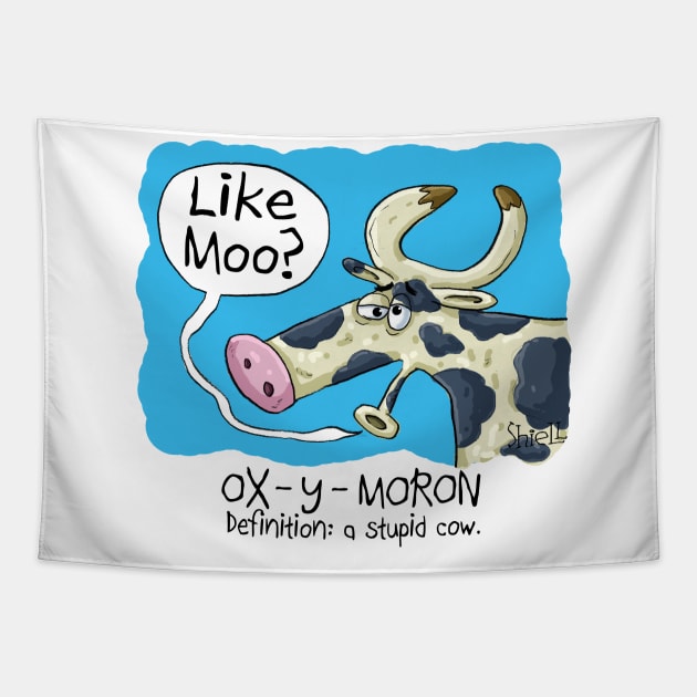 OX-y-MORON Tapestry by macccc8