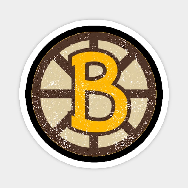 Vintage Boston Bruins Magnet by Jedistudios 