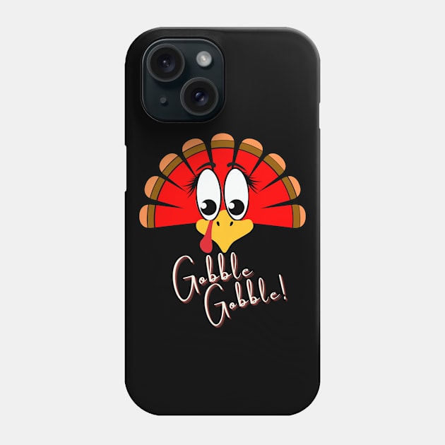 Gobble Gobble | Turkey | Thanksgiving Phone Case by RusticWildflowers