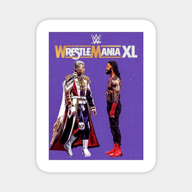 WRESTLEMANIA XL Magnet by DEENOS