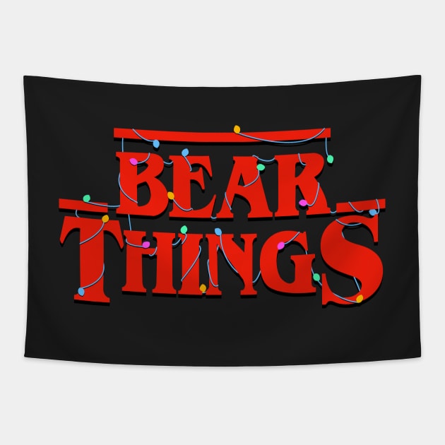 Bear Things Tapestry by ArtDiggs