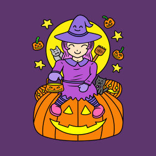 Halloween chibi girl T-Shirt