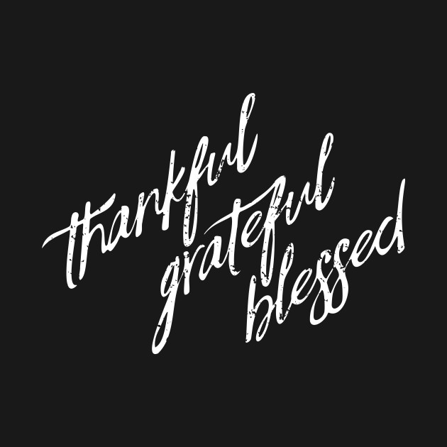 Discover Thankful Grateful Blessed - Thankful Grateful Blessed - T-Shirt