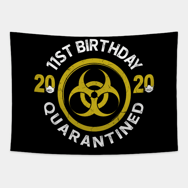 11St Birthday 2020 Quarantined Graduation Tapestry by KiraT