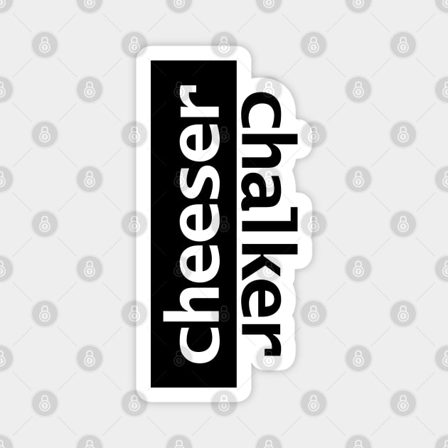 Cheeser Gamer Typography Magnet by ellenhenryart