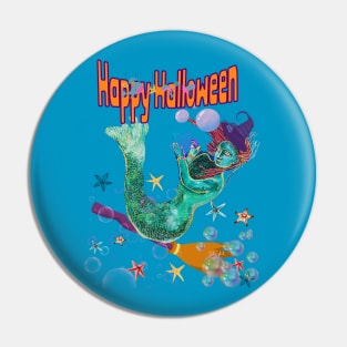 Other mermaid is coming to the Halloween party Pin