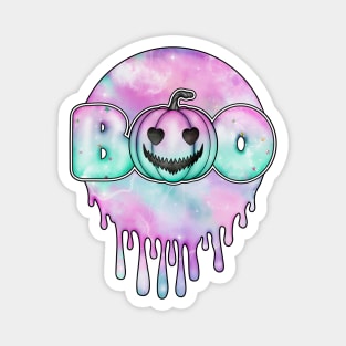 Boo pastel halloween pumpkin Magnet