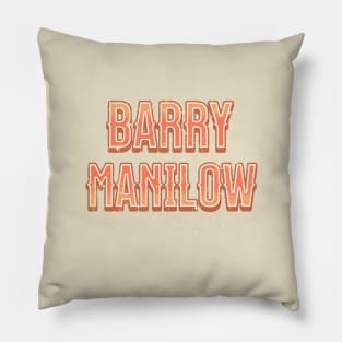 Barry text vintage Pillow