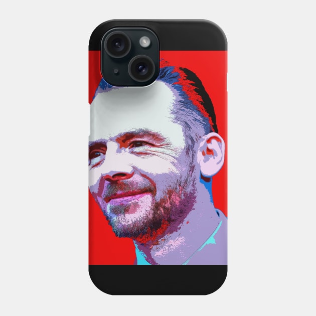 simon pegg Phone Case by oryan80