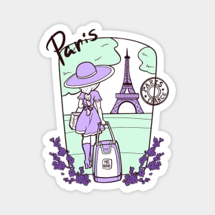 Paris France Travel Magnet