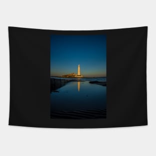 St Marys Lighthouse reflections Tapestry