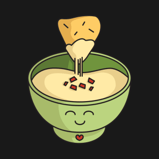 Kawaii Queso Bowl with Chip T-Shirt