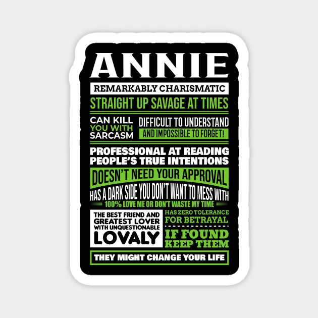 Annie Magnet by GrimdraksJokes