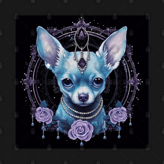 Mystic Blue Chihuahua by Enchanted Reverie