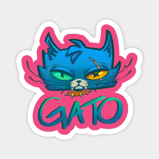 El Gato Feo Magnet by nel