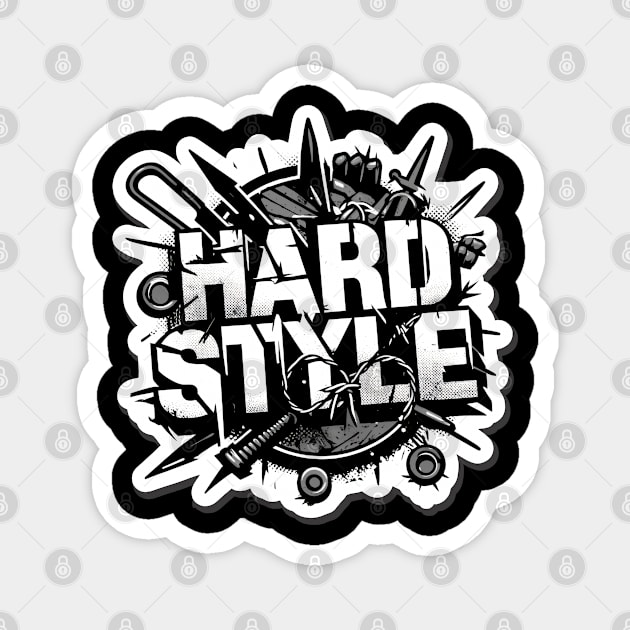 Hardstyle | Hardcore | Festival #A6 Magnet by AstroPunkz