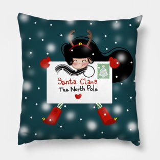 LETTER TO SANTA CLAUS Pillow