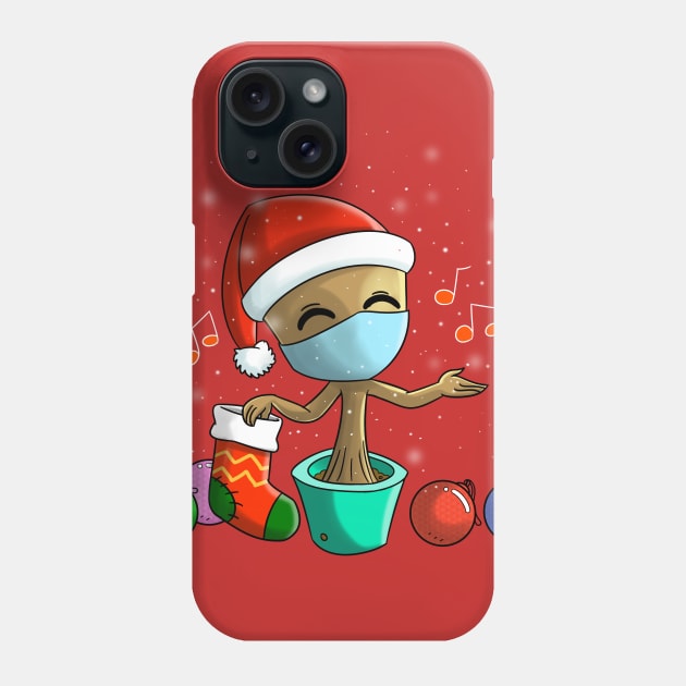 Groot in Christmas Phone Case by peekxel