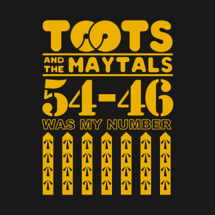 Toots And The Maytals 54-56 Was My Number T-Shirt
